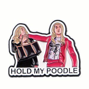 2 for 15 - White Chicks Movie - Hold My Poodle - Collectible Enamel Pins